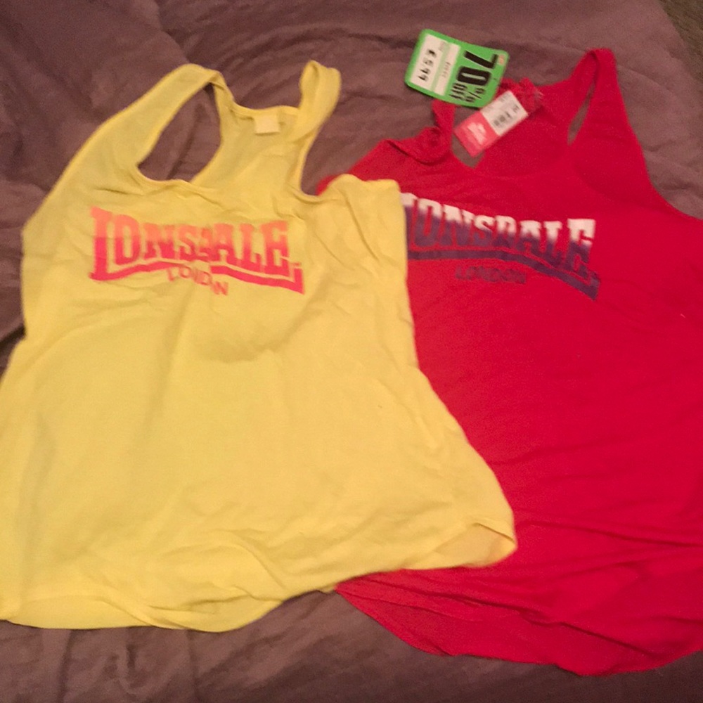 2 Lonsdale racerback shirts xxl